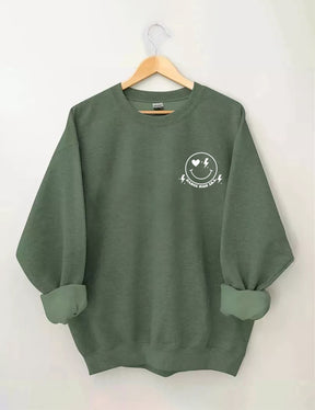 In meinem Dance Mom Era Sweatshirt 