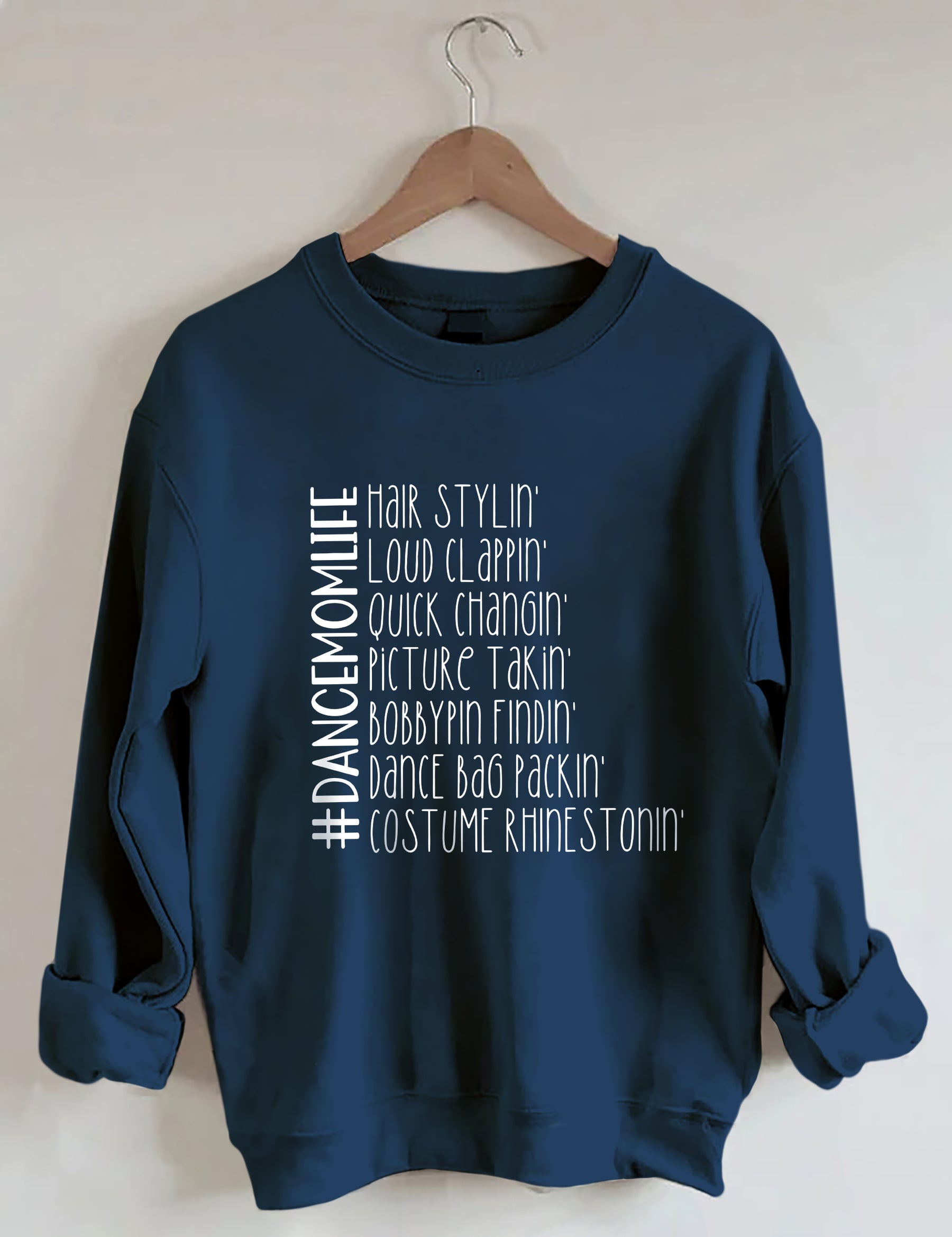 Sweat-shirt drôle de vie de maman de danse