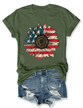 America Sunflower T-Shirt