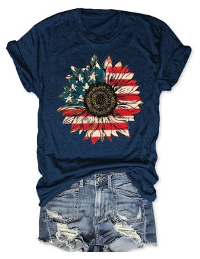 America Sunflower T-Shirt