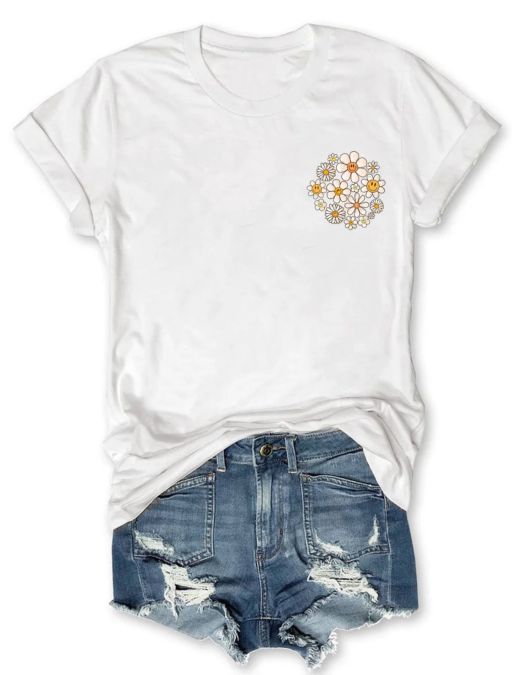 Hier kommt das Sun-Boho-T-Shirt