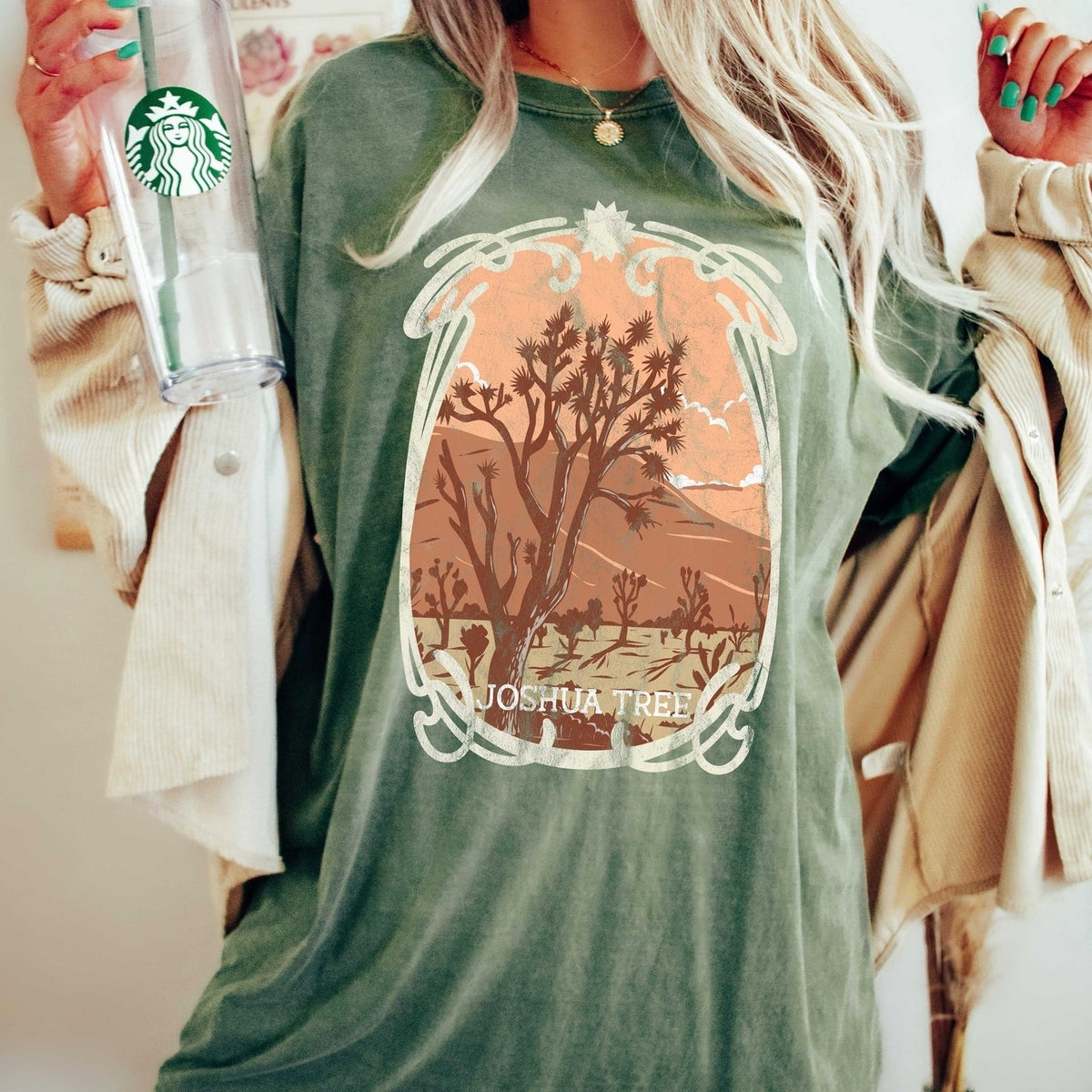 Joshua Tree National Park Vintage Comfort Colors Tshirt