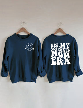 Dans mon Softball Mom Era Sweatshirt