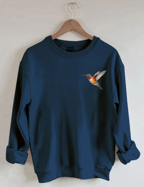 Wildflower And Bird Sweatshirt