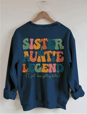 Schwester Tante Legend Sweatshirt 