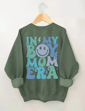 In My Boy Mom Era Sweatshirt 