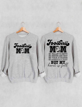 Football maman mon portefeuille est vide Sweatshirt