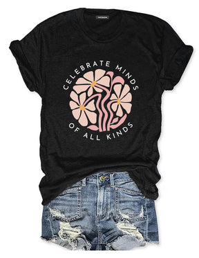 Celebrate Minds of All Kinds T-shirt