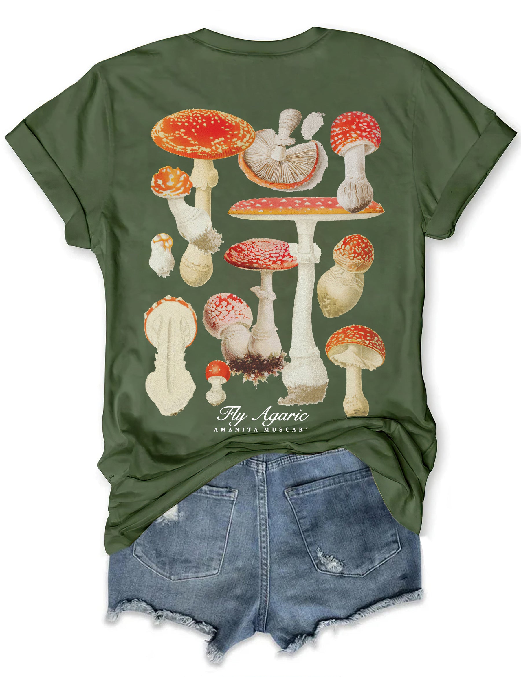 Life Is Good Mushroom T-shirt