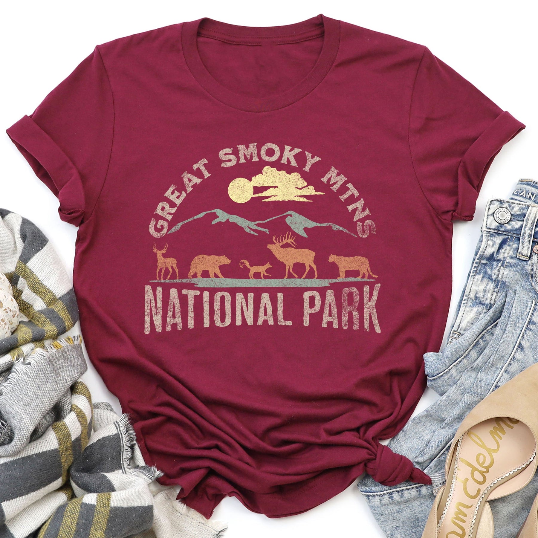 Great Smoky Mountains National Park Super Soft Tshirt