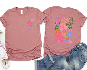 Flowers T-Shirt Boho Wildflowers Floral Nature Shirt