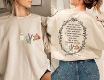 Salt Rosemary Lavender Love Magic Spell Crew Neck Cozy Sweatshirt