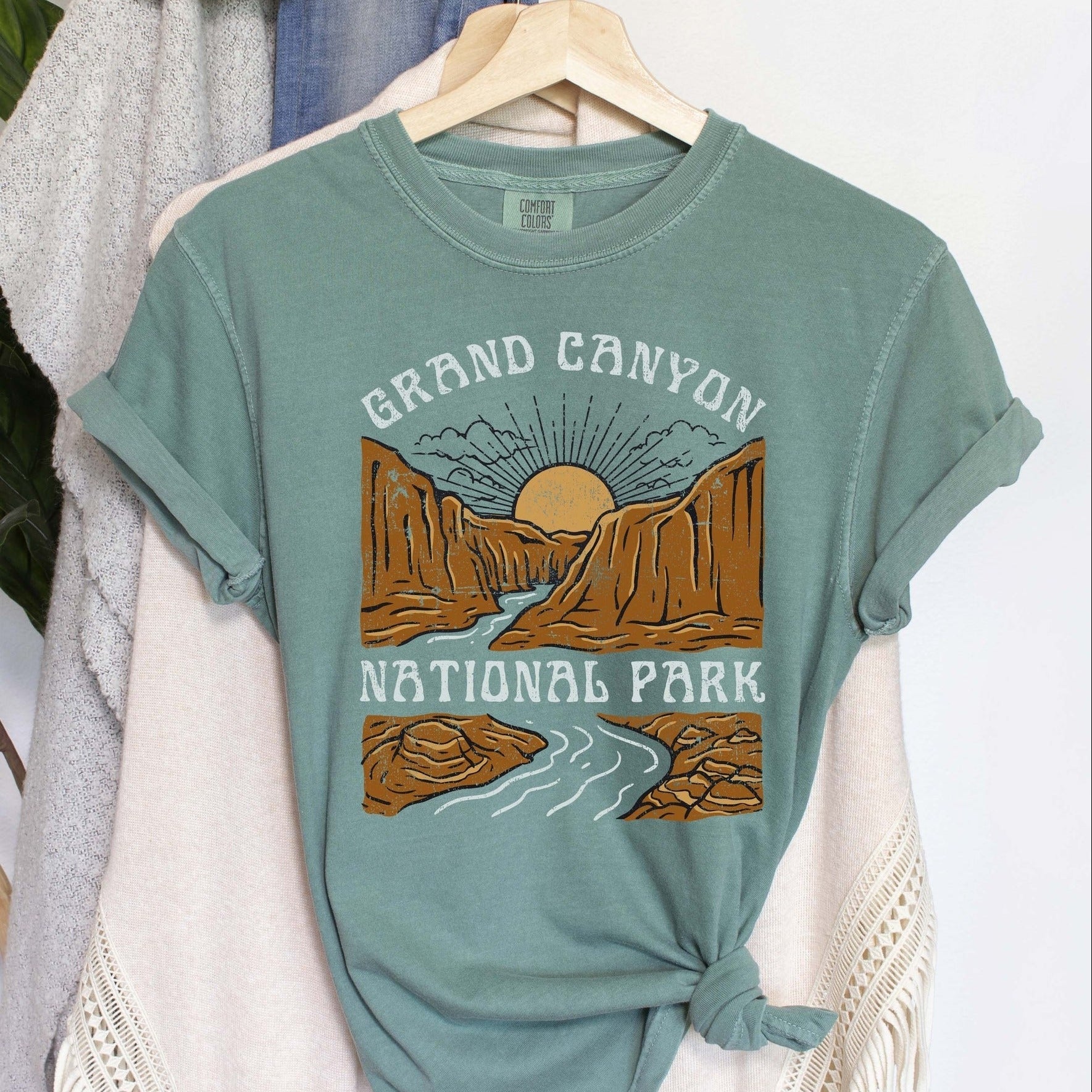 Grand Canyon National Park Retro Comfort Colors T-Shirt