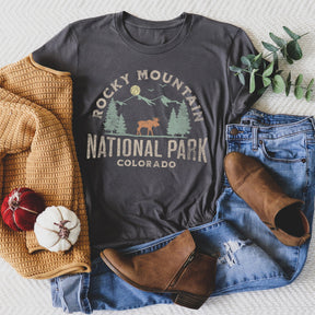 T-shirt super doux du parc national des montagnes Rocheuses