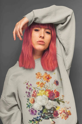 Vintage Aesthetic Flower Sweatshirt